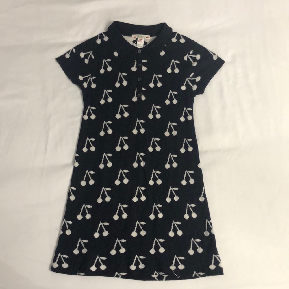 Bonpoint knit cherry dress never worn